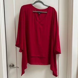 KAREN KANE - Layered Hem Top 2X